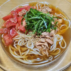 ナムディの作ってみた!投稿(【汁まで飲み干す！トマトとツナの旨スープそうめん】簡単絶品！)
