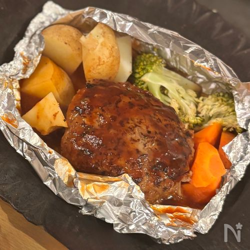 コネまでワンパン♪【本格♡包み焼きハンバーグ】