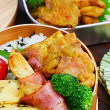 お弁当に♪超簡単!カリッとスパイシーカレーチキン