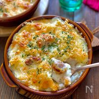 【チキンマカロニグラタン】基本のレシピ