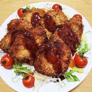 ナムディの作ってみた!投稿(めっちゃ柔らか～【大葉チキンカツ】ひき肉を使って！)