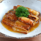 南瓜とちくわのみぞれ煮