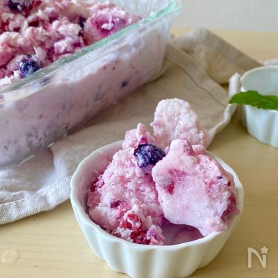 果実の甘み！フローズンヨーグルト#砂糖不使用