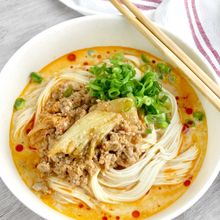 キムチ担々そうめん
