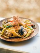 サバ缶で作る焼きうどん