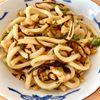 りぃママの作ってみた!投稿(簡単なのにめちゃうまっ♪塩昆布たぬき焼うどん)