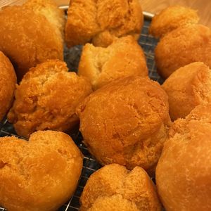 おむ・らいすの作ってみた!投稿(【たまごドーナツ】材料5つで超簡単!一晩経ってもサクサク!)
