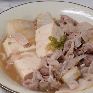 こざかなの作ってみた!投稿(【白菜入り豚こま肉豆腐】コスパ優秀◎切って煮るだけ和食！)