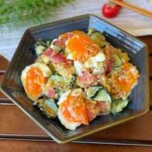 レンジで簡単♪やみつきの味「ハニーマスタードポテトサラダ」