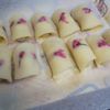 269600の作ってみた!投稿(関東風 白あんとクリームチーズのモチモチ桜もち。)