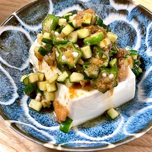 michuの作ってみた!投稿(やみつき！あっという間に完食♡ネバ旨ごまおかか梅やっこ)