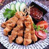 鶏むね肉でインドネシアの焼き鳥サテー