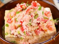 パパッと簡単♪暑い夜は冷奴で一杯😘🍺濃厚ツナマヨトマト
