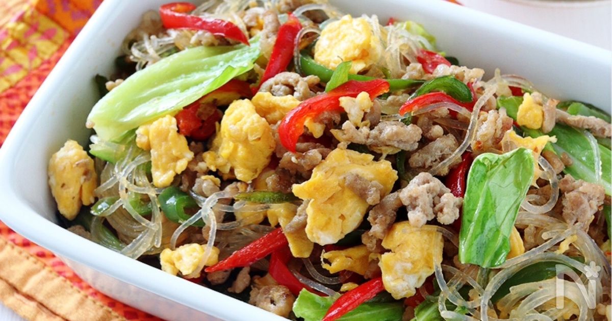 タイ風＊春雨の焼きビーフン風