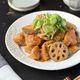 【ご飯がとまらん☆汁なし担々鶏レンコン】