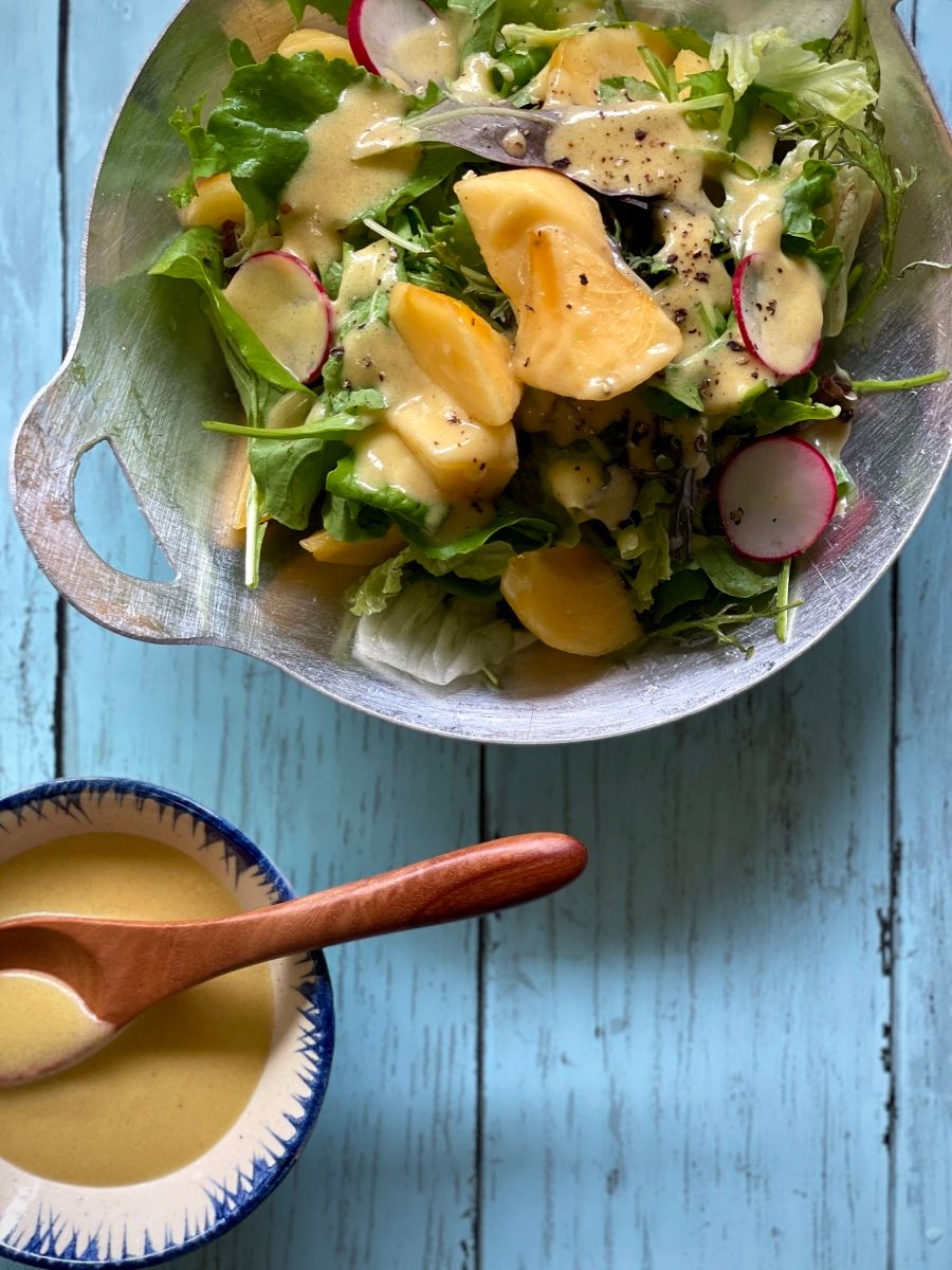 柿ドレッシングのサラダ レシピサイトnadia