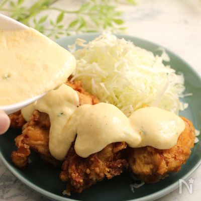 ボリューミー！唐揚げチーズクリーム