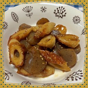 maple cherryの作ってみた!投稿(【こんにゃくとちくわの甘辛煮】すぐできて作り置きにも◎)