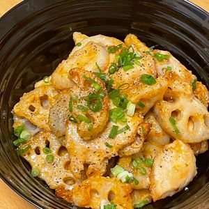 michuの作ってみた!投稿(【鶏れんこんマヨ】鶏むねしっとり♡えびマヨ風やみつきおかず♪)