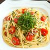 夏にぴったり♡ミニトマトと大葉のペペロンチーノの工程6