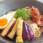 とろなすと牛しぐれで大満足！ぶっかけそうめん