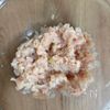 【鶏ひき肉の和風甘酢あんかけハンバーグ】ふんわり♡の工程1
