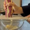 【米粉】さつまいものガトーインビジブルの工程1
