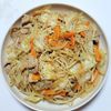 ふうかの作ってみた!投稿(行列の定食屋さんの🍚ぶっ濃い濃厚ソースの肉野菜炒め定食🤩)