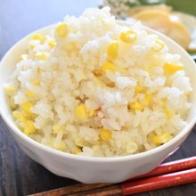 味付け簡単♪コーン布茶(昆布茶)ご飯