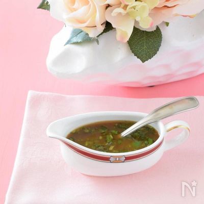 パクチー醤油ドレッシング
