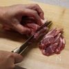 やわらか厚切り！豚となすのスタミナ焼き♪の下準備