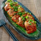 おつまみにも☆ご飯にも☆ヤンニョム肉巻き厚揚げ