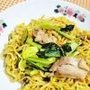 ヴェルの作ってみた!投稿(【豚こまと小松菜の上海風やきそば】お手軽食材で節約!)