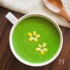 ほうれん草のコーンポタージュ【離乳食後期〜取り分けレシピ】