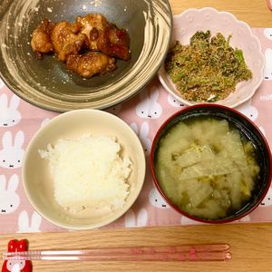 ありみの作ってみた!投稿(ワンパン10分【甘辛鶏唐揚げ】漬け込み不要！揚げ焼きで簡単♩)