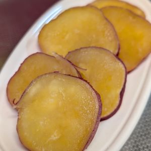 まゆのの作ってみた!投稿(さつまいものレモン煮☆レンジで簡単☆お弁当にも)