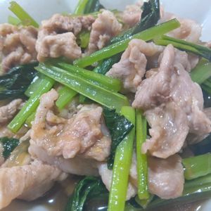 mmm10の作ってみた!投稿(豚バラと小松菜の中華風春雨煮【#作り置き#水戻し不要】)