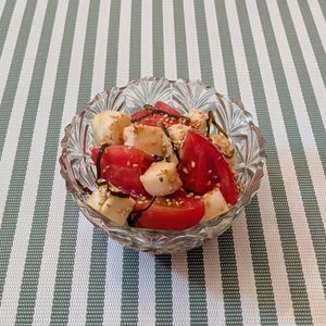 𝔂𝓾𝓶𝓲🍓の作ってみた!投稿(トマトとはんぺんのうま塩昆布和え)