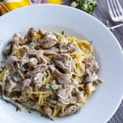 【プロのおうちパスタ】鶏と舞茸のクリームパスタ