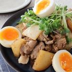 簡単！旨辛♪豚こまと大根の柚子胡椒バタポン炒め