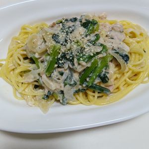 marine55の作ってみた!投稿(濃厚♪『ツナとほうれん草のクリームパスタ✨』)