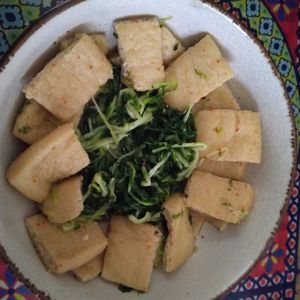 lalilulelonの作ってみた!投稿(甘～いおだしジュワ～🤭油揚げと水菜のおひたし)