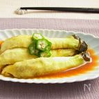 電子レンジ２分 ＊ からし茄子
