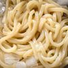 甘辛豚肉たっぷり！冷たい肉うどんの下準備
