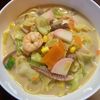 猫ママの作ってみた!投稿(スープ濃厚！【ちゃんぽんうどん】)