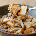 【厚揚げのきのこあんかけ】かさ増し食材で節約×ヘルシーおかず