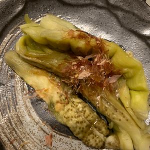 ぐ〜たら子の作ってみた!投稿(レンジで簡単！焼かない焼きなす★味付け最高！【作り置き】)