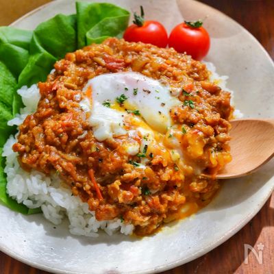 レンジで簡単！無水濃厚キーマカレー