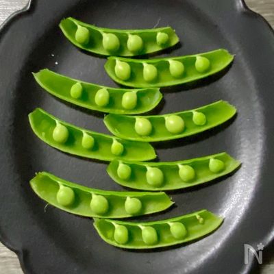 お弁当や飾りに♪スナップえんどう豆の可愛い剥き方