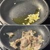【豚肉とアスパラのバター醤油スパゲティ】にんにく香るコク旨♪の工程2